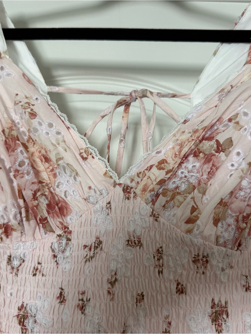 Altar'd State Pink and White Floral Maxi Dress - Picture 2 of 6